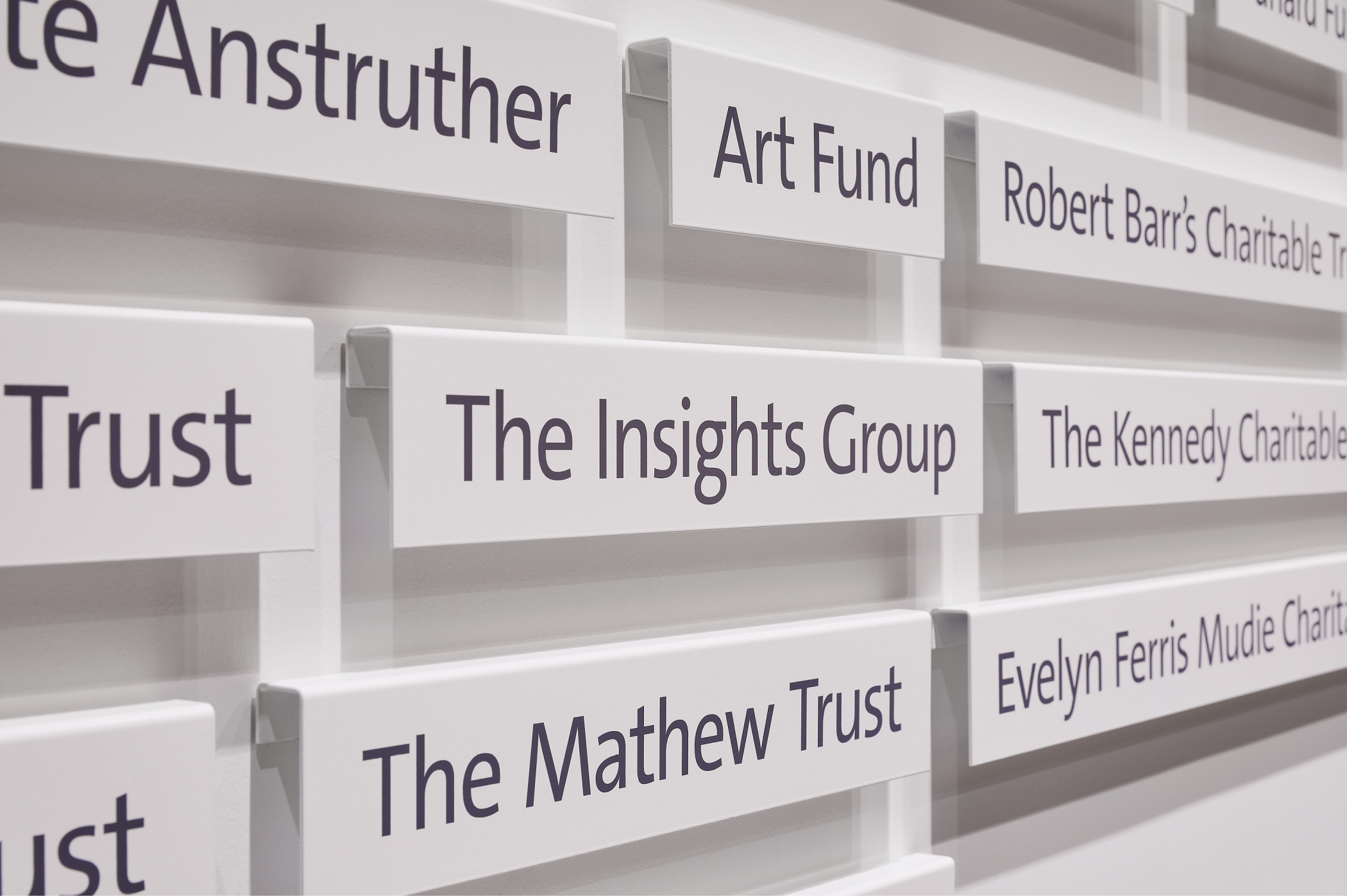 V&A Dundee Wayfinding and signage Cartlidge Levene